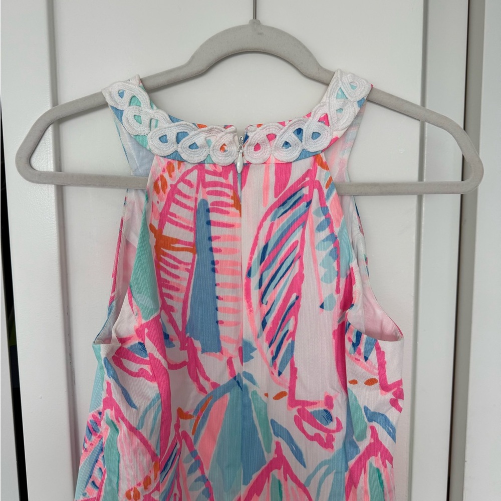 Lilly Pulitzer Multicolor Sailboat Patterned Shift Dress Size 4 - Picture 5 of 8